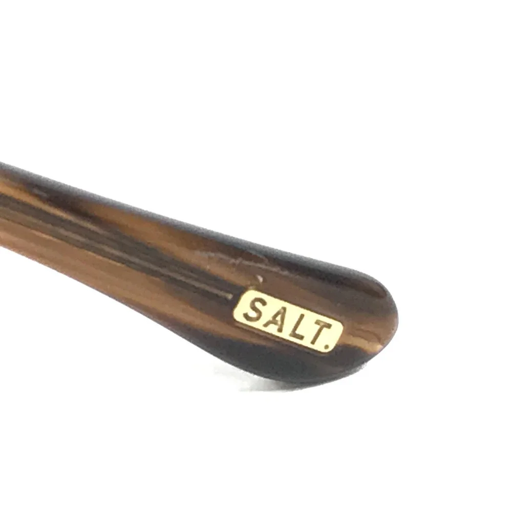 Salt. Eyeglasses Frames ADLER BT Brown Brownstone Horn Rim Browline 49-21-145